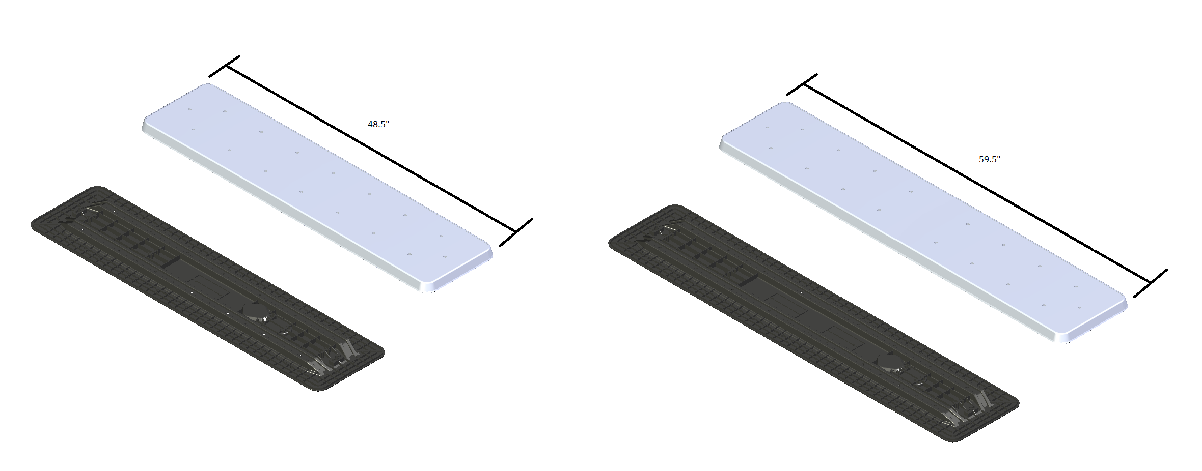 OEM Aluminium Alloy Profile for LED full light bar